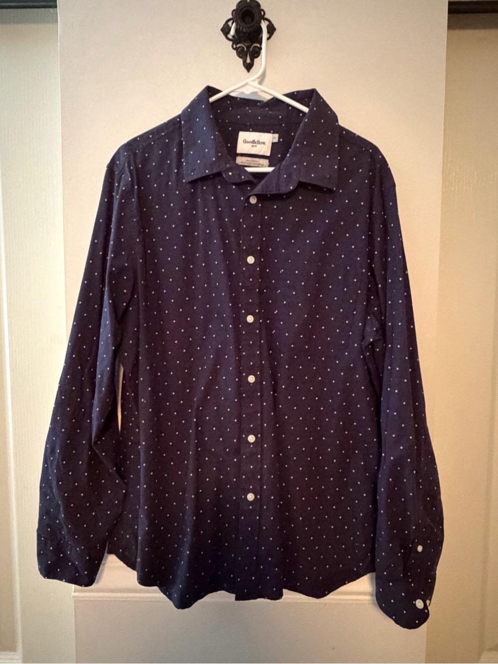 Goodfellow & Co Button-Down with Small White Dots Detailing
